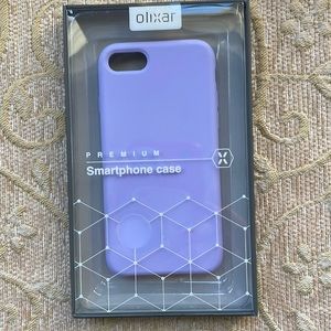 Lilac iPhone SE 2nd Gen, 8/7 soft Silicone Case made by Olixar